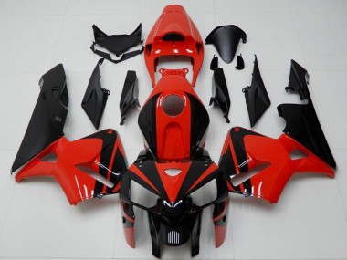 Beste Honda CBR600RR Abs Verkleidungen 2005-2006 - Rot Schwarz
