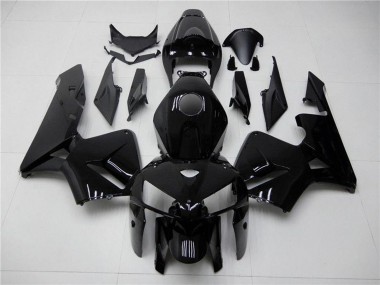 Beste Honda CBR600RR Motorrad Verkleidung 2005-2006 - Glanzendes Schwarz