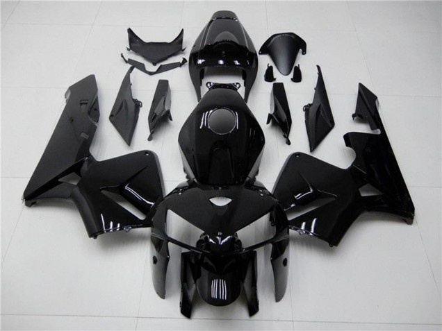 Beste Honda CBR600RR Motorrad Verkleidung 2005-2006 - Glanzendes Schwarz