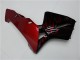 Beste Honda CBR600RR Motorrad Verkleidung Kit 2005-2006 - Glanzendes Schwarz Rot Flamme