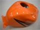 Beste Honda CBR600RR Motorrad Verkleidung 2005-2006 - Orange Schwarz Flamme