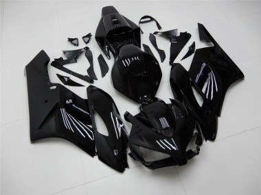Beste Honda CBR1000RR Motorrad Verkleidung 2004-2005 - Glanzendes Schwarz Matt Schwarz