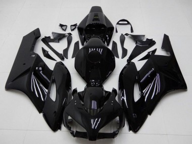 Beste Honda CBR1000RR Motorrad Verkleidung 2004-2005 - Glanzendes Schwarz Matt Schwarz