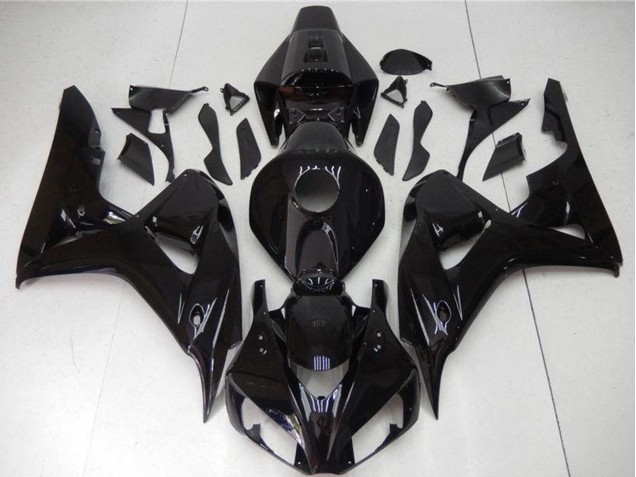 Beste Honda CBR1000RR Motorrad Verkleidung 2006-2007 - Glanzendes Schwarz