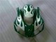 Beste Honda CBR1000RR Motorrad Verkleidung 2006-2007 - Weiss Grun Flamme