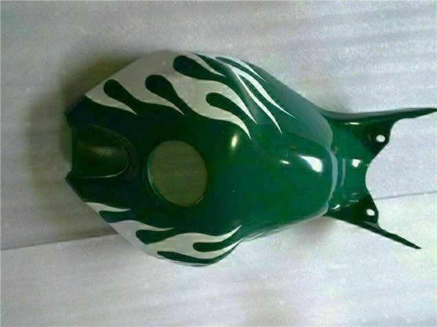 Beste Honda CBR1000RR Motorrad Verkleidung 2006-2007 - Weiss Grun Flamme