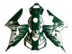 Beste Honda CBR1000RR Motorrad Verkleidung 2006-2007 - Weiss Grun Flamme