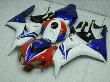 Beste Honda CBR1000RR Motorrad Verkleidung Kit 2006-2007 - Weiss Rot Blau HRC