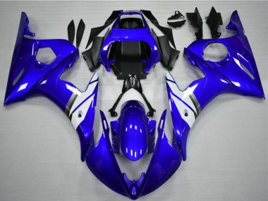 Beste Yamaha YZF R6 Motorrad Verkleidung 2003-2004 - Blau Weiss