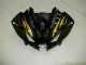 Beste Yamaha YZF R6 Motorrad Verkleidung 2008-2016 - Glanzendes Schwarz Gold Flamme