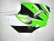 Beste Kawasaki ZX6R Motorrad Verkleidung Kit 2000-2002 - Grun Weiss Schwarz