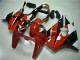 Beste Kawasaki ZX6R Motorrad Verkleidung 2000-2002 - Weiss Rot Glanzendes Schwarz
