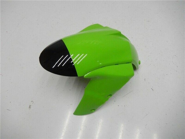 Beste Kawasaki ZX6R Motorrad Verkleidung 2005-2006 - Grun Glanzendes Schwarz