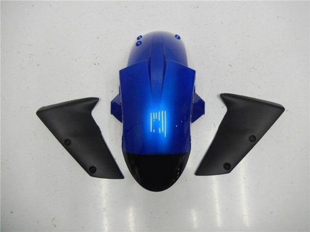 Beste Kawasaki ZX6R Motorrad Verkleidung Kit 2005-2006 - Blau Glanzendes Schwarz