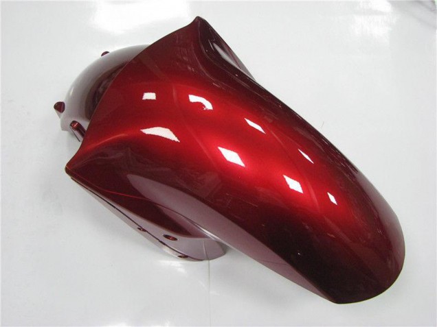 Beste Kawasaki ZX14R ZZR1400 Motorrad Verkleidung 2006-2011 - Rot Schwarz