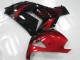 Beste Kawasaki ZX14R ZZR1400 Motorrad Verkleidung 2006-2011 - Rot Schwarz