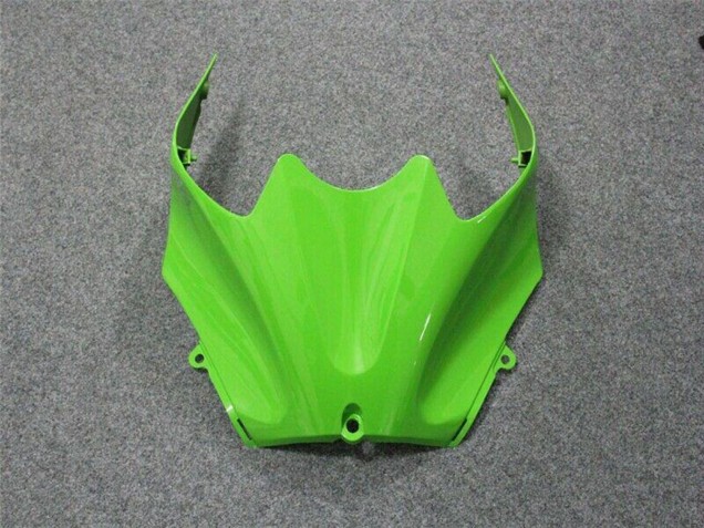 Beste Kawasaki ZX14R ZZR1400 Motorrad Verkleidung 2006-2011 - Grun Glanzendes Schwarz