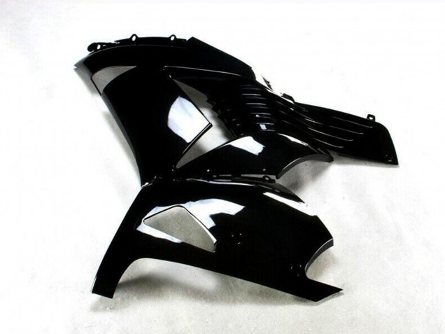 Beste Kawasaki ZX14R ZZR1400 Motorrad Verkleidung 2006-2011 - Glanzendes Schwarz