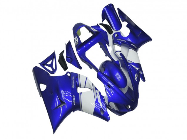 Beste Yamaha YZF R1 Motorrad Verkleidung 2000-2001 - Blau Weiss