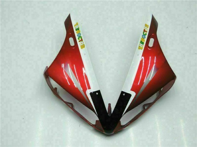 Beste Yamaha YZF R1 Motorrad Verkleidung 2004-2006 - Weiss Rot Gelb Motul 46