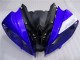 Beste Yamaha YZF R6 Motorrad Verkleidung 2008-2016 - Weiss Blau Matt Schwarz