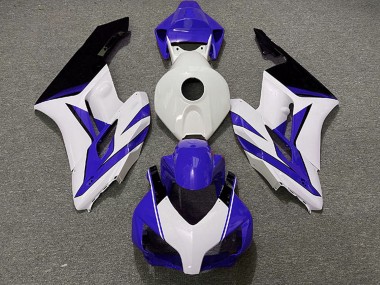 Beste Honda CBR1000RR Motorrad Verkleidung 2004-2005 - Weiss Blau Glanzendes Schwarz