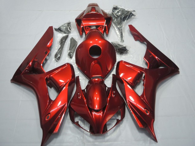 Beste Honda CBR1000RR Motorrad Verkleidung 2006-2007 - Dunkel Rot