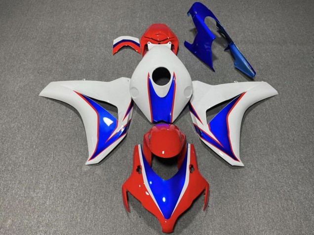 Beste Honda CBR1000RR Motorrad Verkleidung 2008-2011 - Weiss Blau Rot
