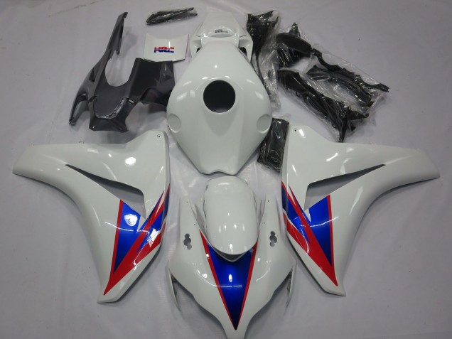 Beste Honda CBR1000RR Motorrad Verkleidung 2008-2011 - Weiss Blau Rot
