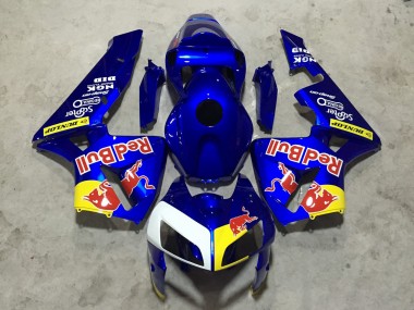 Beste Honda CBR600RR Motorrad Verkleidung 2005-2006 - Blau Red Bull
