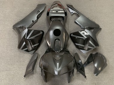 Beste Honda CBR600RR Motorrad Verkleidung 2005-2006 - Dunkel Silber und Schwarz
