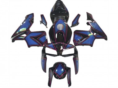 Beste Honda CBR600RR Motorrad Verkleidung 2005-2006 - Dunkel Blau Rosa OutLinie