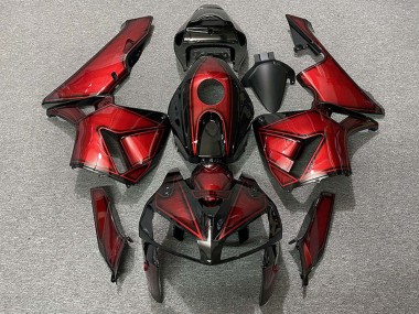 Beste Honda CBR600RR Motorrad Verkleidung 2005-2006 - Dunkel Bonbon Rot