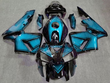 Beste Honda CBR600RR Motorrad Verkleidung 2005-2006 - Dunkel Hellblau