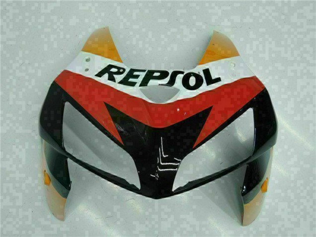 Beste Honda CBR600RR Motorrad Verkleidung 2005-2006 - Orange Weiss Rot Schwarz Repsol
