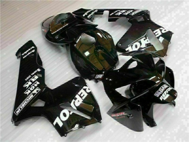 Beste Honda CBR600RR Motorrad Verkleidung 2005-2006 - Schwarz Repsol