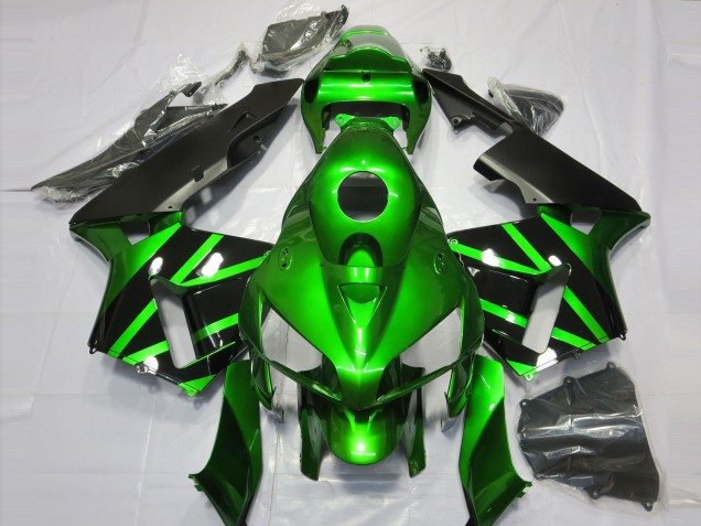 Beste Honda CBR600RR Motorrad Verkleidung 2005-2006 - Grun Schwarz