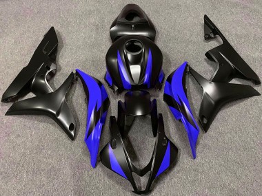 Beste Honda CBR600RR Motorrad Verkleidung 2007-2008 - Blau Matt Schwarz