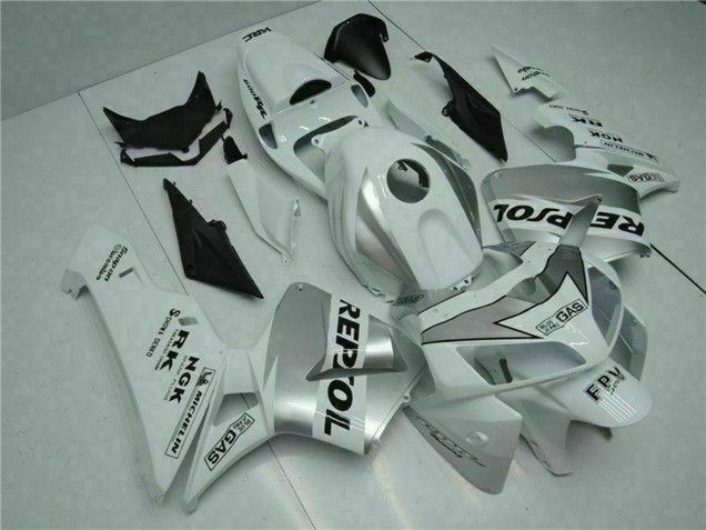 Beste Honda CBR600RR Motorrad Verkleidung 2005-2006 - Weiss