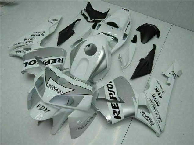 Beste Honda CBR600RR Motorrad Verkleidung 2005-2006 - Weiss