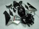 Beste Honda CBR600RR Motorrad Verkleidung 2005-2006 - Glanzendes Schwarz Silber