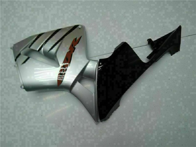 Beste Honda CBR600RR Motorrad Verkleidung 2005-2006 - Glanzendes Schwarz Silber