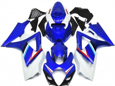 Beste Suzuki GSXR 1000 Motorrad Verkleidung 2007-2008 - Blau Weiss Rot Schwarz