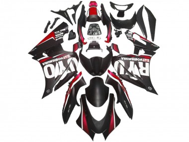 Beste Suzuki GSXR 1000 Abs Motorrad Verkleidungen 2017-2024 - Matt Schwarz Rot