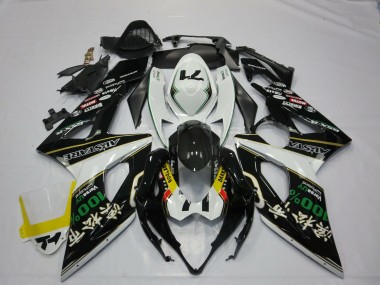 Beste Suzuki GSXR 1000 Motorrad Verkleidung 2005-2006 - Weiss Schwarz Gelb Rot Grun RockStar