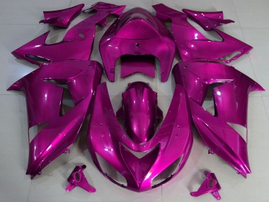Beste Kawasaki ZX10R Motorrad Verkleidung 2006-2007 - Lila