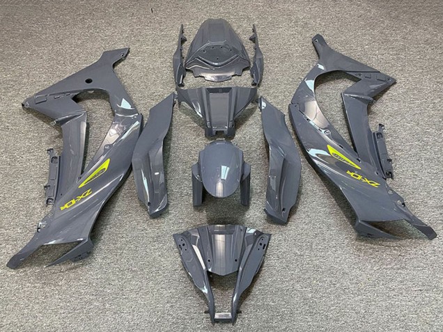 Beste Kawasaki ZX10R Motorrad Verkleidung 2011-2015 - Nardo Grau Gelb