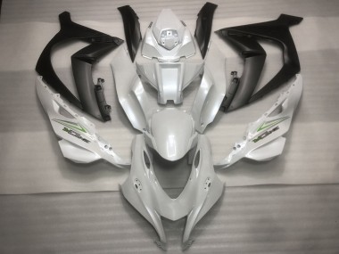 Beste Kawasaki ZX10R Motorrad Verkleidung 2016-2020 - Perl Weiss Schwarz Grun