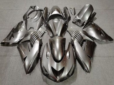 Beste Kawasaki ZX14R Motorrad Verkleidung 2006-2011 - Silber