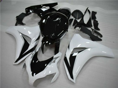 Beste Honda CBR1000RR Motorrad Verkleidung 2008-2011 - Weiss Glanzendes Schwarz